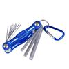 Portable Folding Hex Wrench Allen Set Metal Metric System Torx Hexagonal Spanner Screwdriver Hex Key High Quality Hand Tool