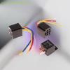 1 Комплект Фара Кондиционер Мотоциклы DC12V DC24V Реле 80A 4/5 Контактное Водонепроницаемое Автомобильное Реле с Проводной Колодкой