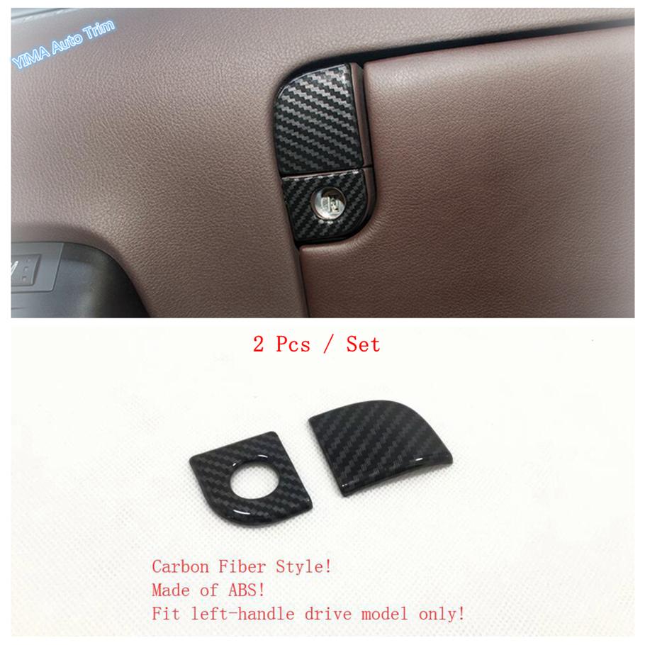 ABS Car Air AC Outlet Vent /Window Lift / Steering Wheel Frame Cover Trim For Lexus ES 2018 - Carbon Fiber Look Accessories