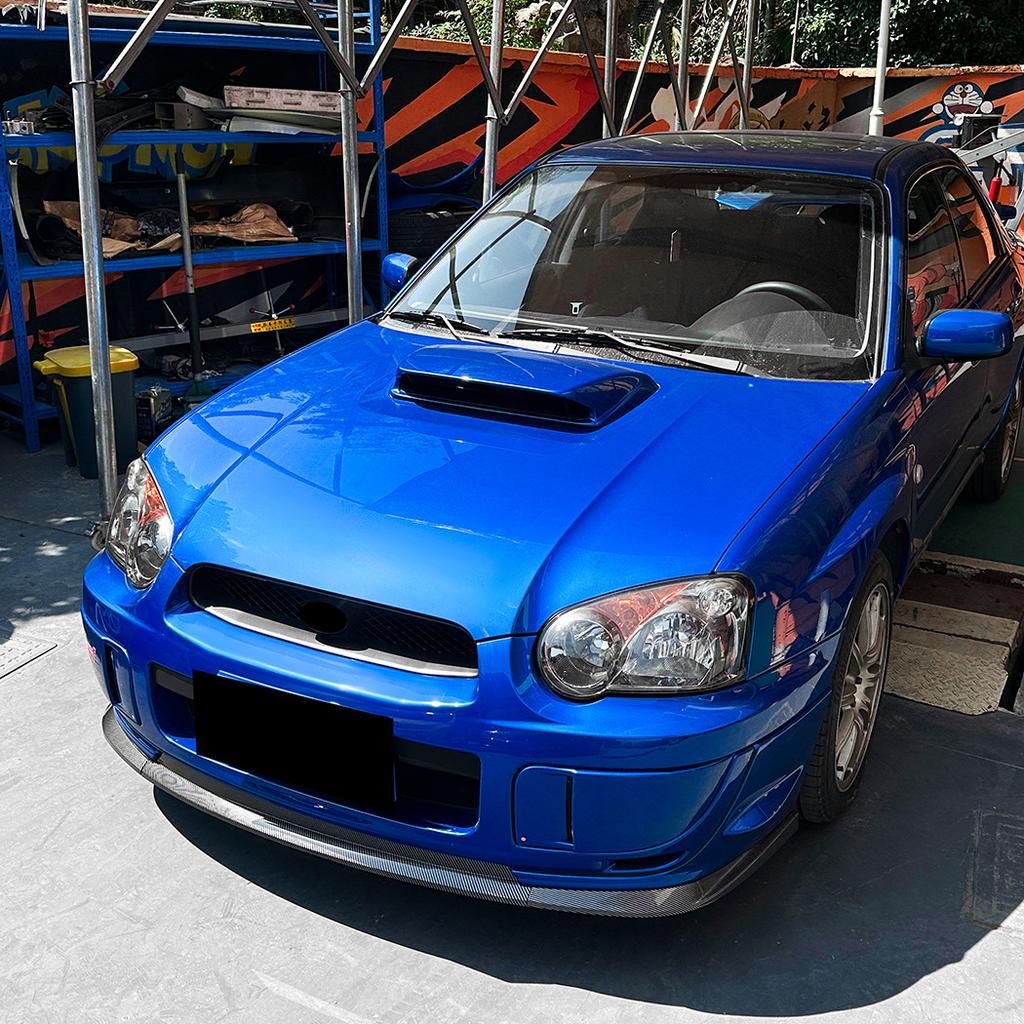 Car Front Bumper Lip Spoiler Diffuser Splitters BodyKit Aprons Cover Guard Trim For Subaru Impreza WRX STI 2004-2005