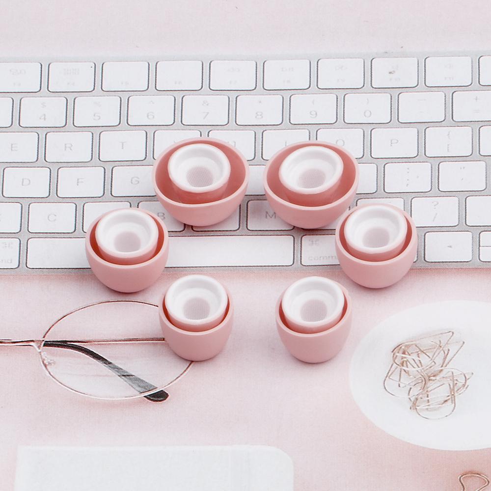 3 Pairs Ear Tips for Airpods Pro Noise Reduction Silicone Earbuds Ear Pads Earplug Cover for Airpods Pro Eartip Earcap Plug