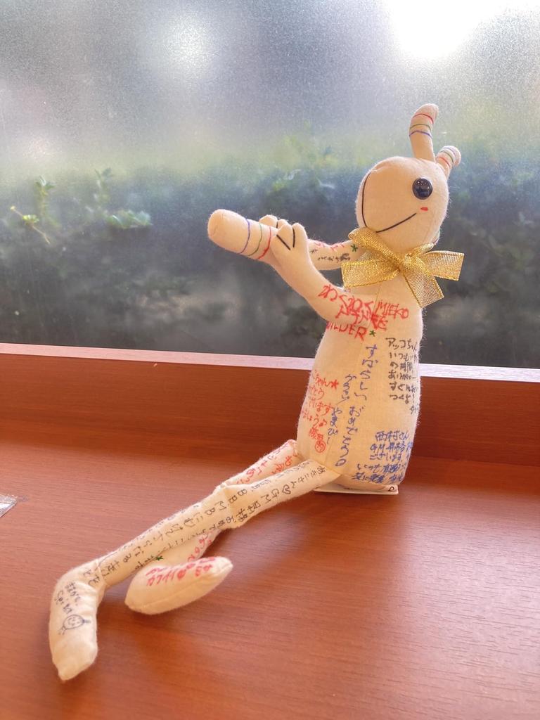 Canvas Doll Whoopie Skull, Medium, 17x6x6cm, Message, Colored Paper, Gift, Art Workshop, Present, Get Well Gift, Celebration