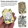 Mini Metal Flower Press Mold DIY Dried Flower Plants Herbarium Making Pressing Tool Flower Press Art Board Kids Adults Beginners Flower Crafts Lovers