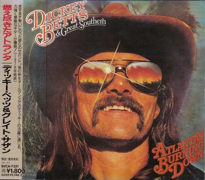CD DICKEY BETTS GREAT SOUTHERN Atlantas Burning Down BVCA7321 Arista 1995 Япония Рок Б/у