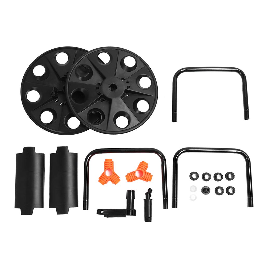 Garden Hose Reel Professional Reinforced 164.0ft Water Hose Reel Water Hose Holder for Outside