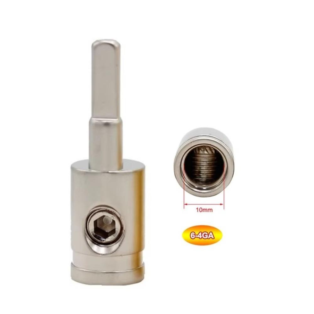 Золотой Серебряный Автомобильный Аудио Разъем Чистая Медь Адаптер Входа Аудио Усилителя Новый Терминал для Проводов Автомобильных Динамиков