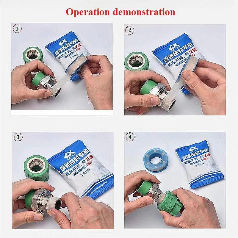 Уплотнительная лента Лента для герметизации резьбы Высокотемпературная Уплотнительная лента Специальная для противопожарного проектирования