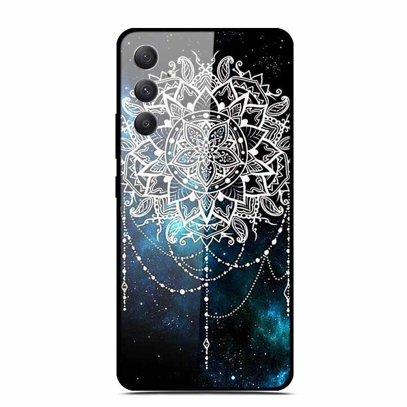 Чехол для телефона Samsung A35 5G - Персонализированный Цветной Закаленный Стеклянный, Противоударный.