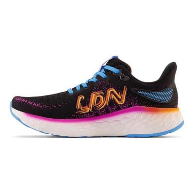Fresh Foam X 1080v12 Удобная спортивная ткань Низкий верх Кроссовки для бега Женские кроссовки Черно-синие W1080N12
