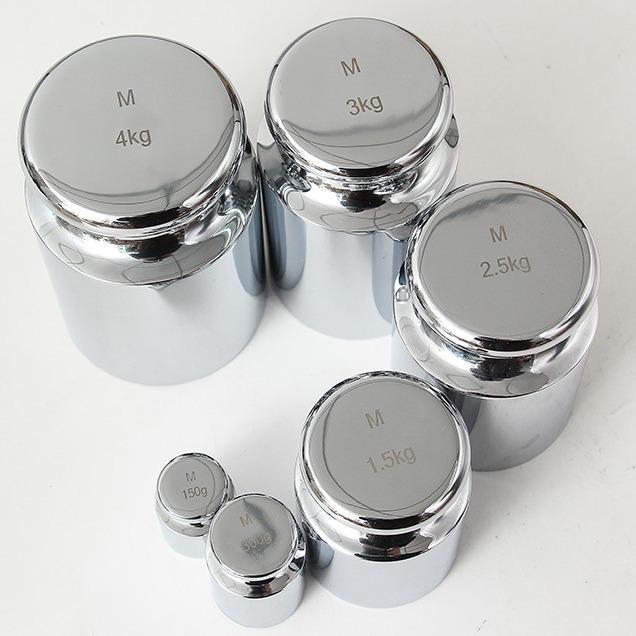 Набор стандартных калибровочных гирь M1: 50 г, 100 г, 1 кг Высокоточные стальные хромированные противовесы