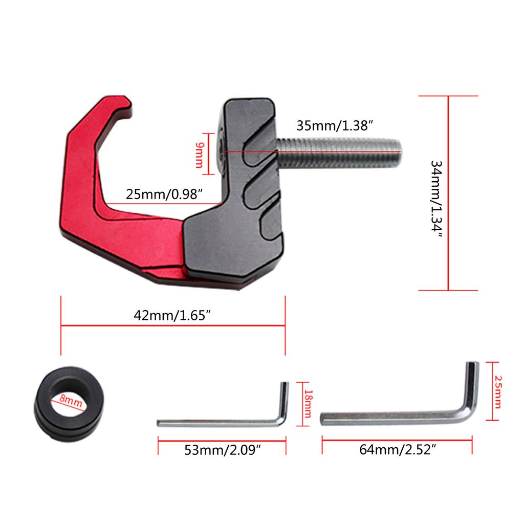 Складная подвесная сумка-крючок для мотоцикла, скутера, багажная многофункциональная вешалка-ручка для сумки-крючка