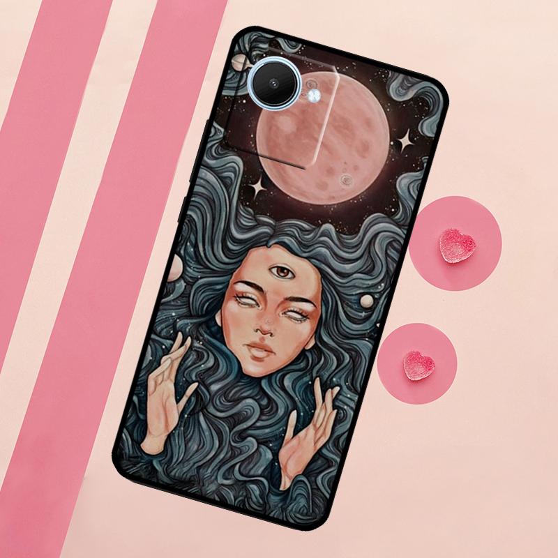 Духовный Триповый Психоделический Чехол Для Realme C67 C75 C63 C61 C71 C55 C51 C65 C53 10 11 12 13 14 15 Pro Plus GT6 GT7 Pro