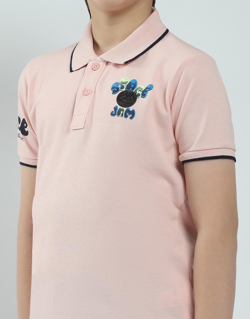 MONTE CARLO Поло с принтом для мальчиков, стандартного кроя, с коротким рукавом