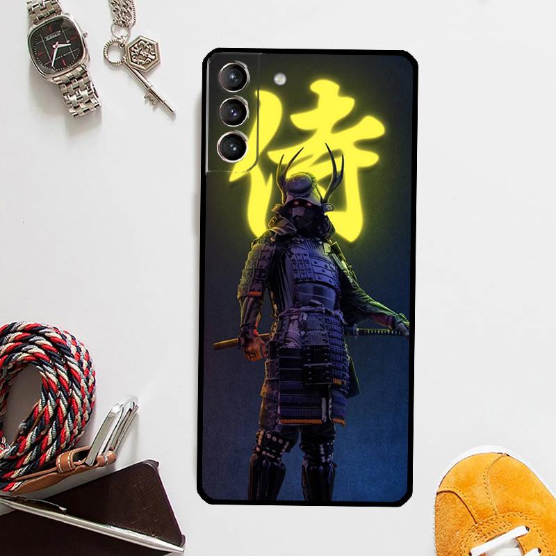 Кейс-Арт Самурайская Япония Для Samsung Galaxy S24 Ultra S20 S21 S22 S23 Plus S9 S10 S24 FE S25 Ultra Чехол Coque