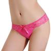 BUZZxSELECTION Lace Sexy Underwear Lingerie TV137 Women's See-Through Panties/Pants (04 Pink)