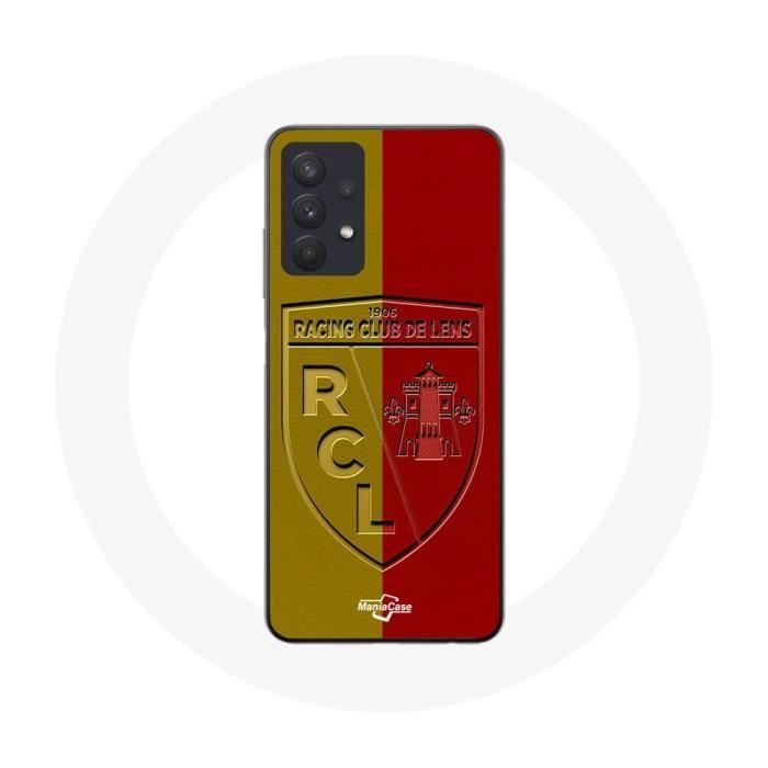 Coque - rcl lens - Samsung Galaxy A32 5G - Souple - Jaune et Rouge - Logo