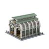 Gobricks MOC Музей Рыночный зал Кубики Модель Рыночный дом Внутренний рынок Mercado Roma Строительные кубики Игрушки Подарок