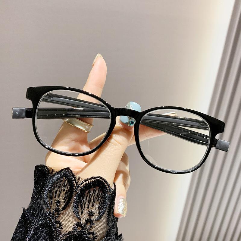 Anti-blue Reading Eyeglasses with Magnetic Straps Vintage Transparent Glasses Anti Blue Light Reading Glasses +10+40 Glasses +1.0 +4.0