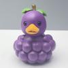 Fruit Duck Figurine Peach Pineapple Grape Strawberry Banana Resin Statue