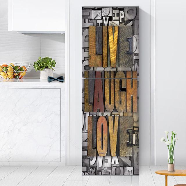 Наклейки с розами на холодильник, обои для кухни, виниловый плакат, наклейка на холодильник, домашний декор, спальня, новогоднее украшение