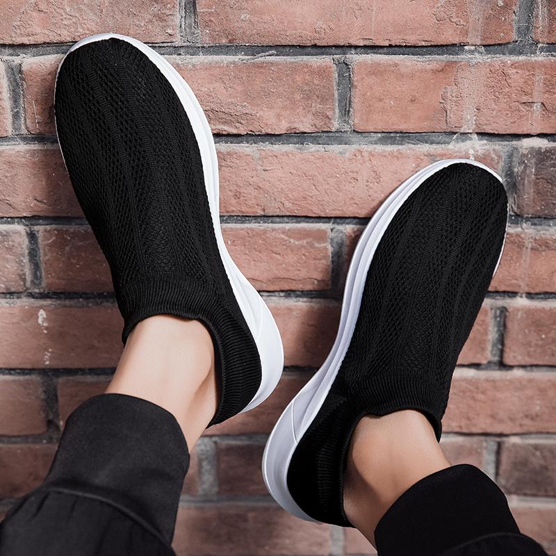 Athletics Sneakers Male Walking Shoes Sneakers Men Breathable Man Casual Shoes New Style Running Sneakers Slip On Loafers Men
