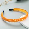 Hairband: Плетеная нить из лески с кристаллами для волос, с высококлассным дизайном, подходит для умывания лица.