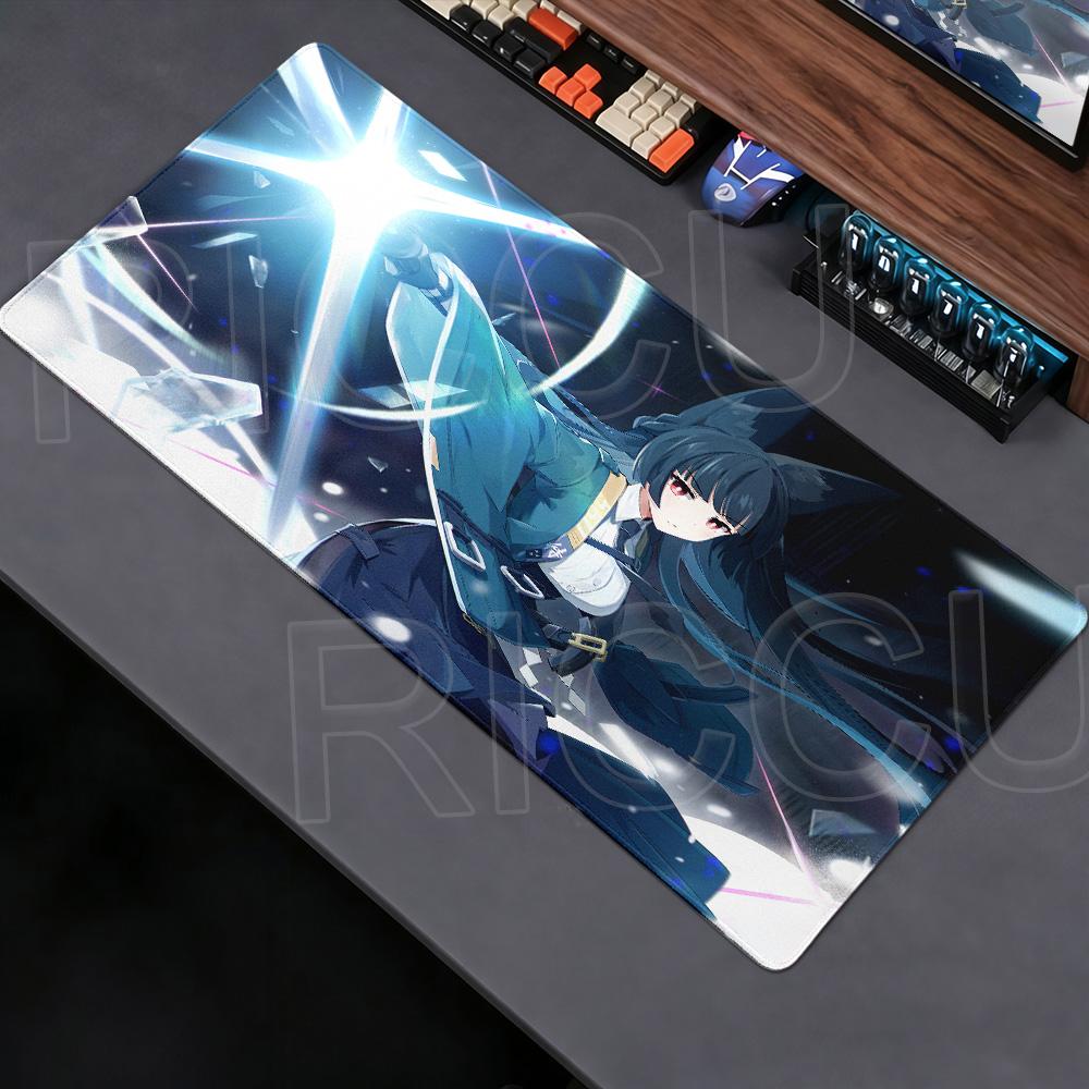 Новый милый большой коврик для мыши MousePad коврик для стола Zenless Zone Zero коврик для клавиатуры Аниме девушка ПК Противоскользящий резиновый игровые аксессуары