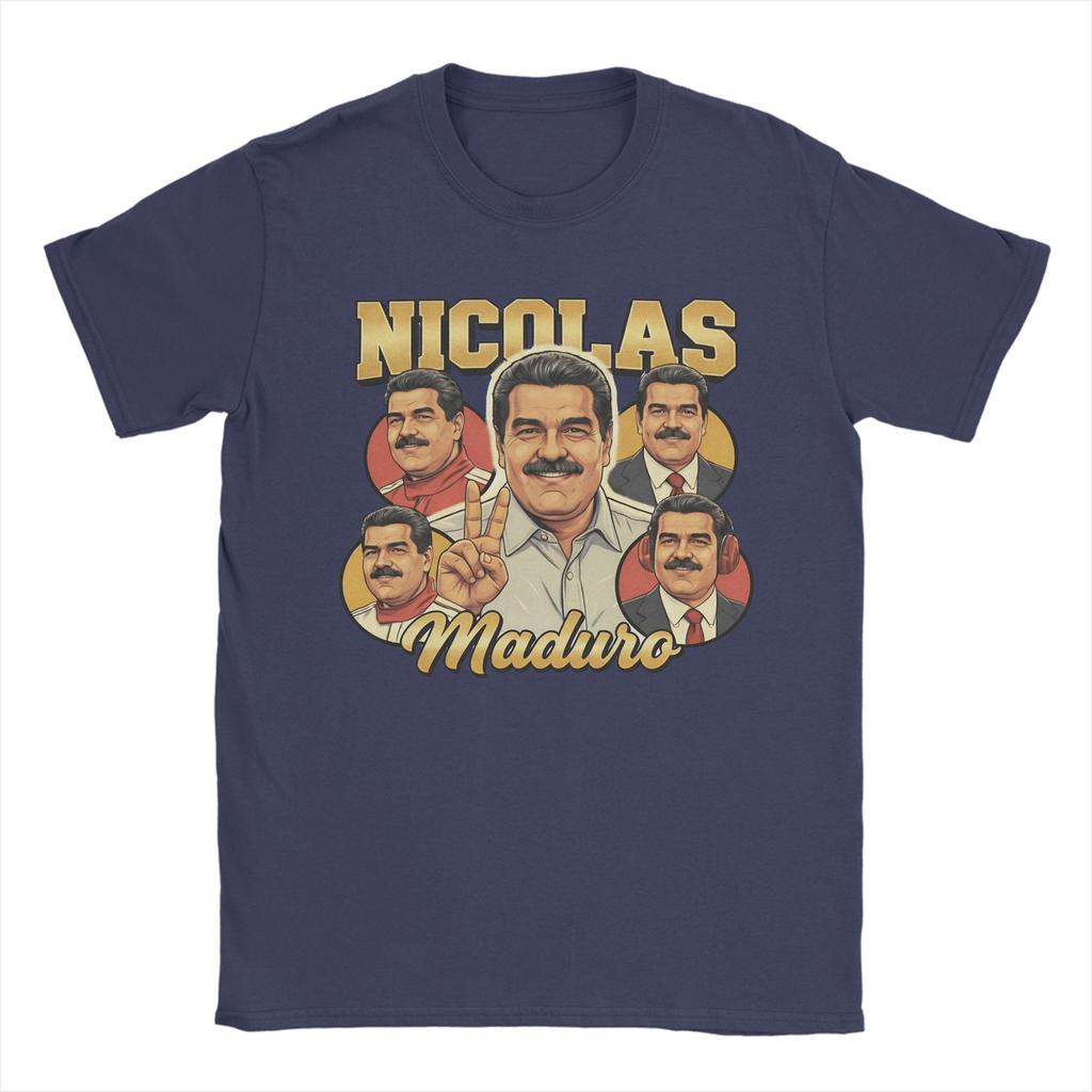 Venezuela Captures onsite Maduro Tshirt 2026 Summer Mens Luxury Fashion Cotton Fun Tshirt Round Neck Street Wear Y2K Gift