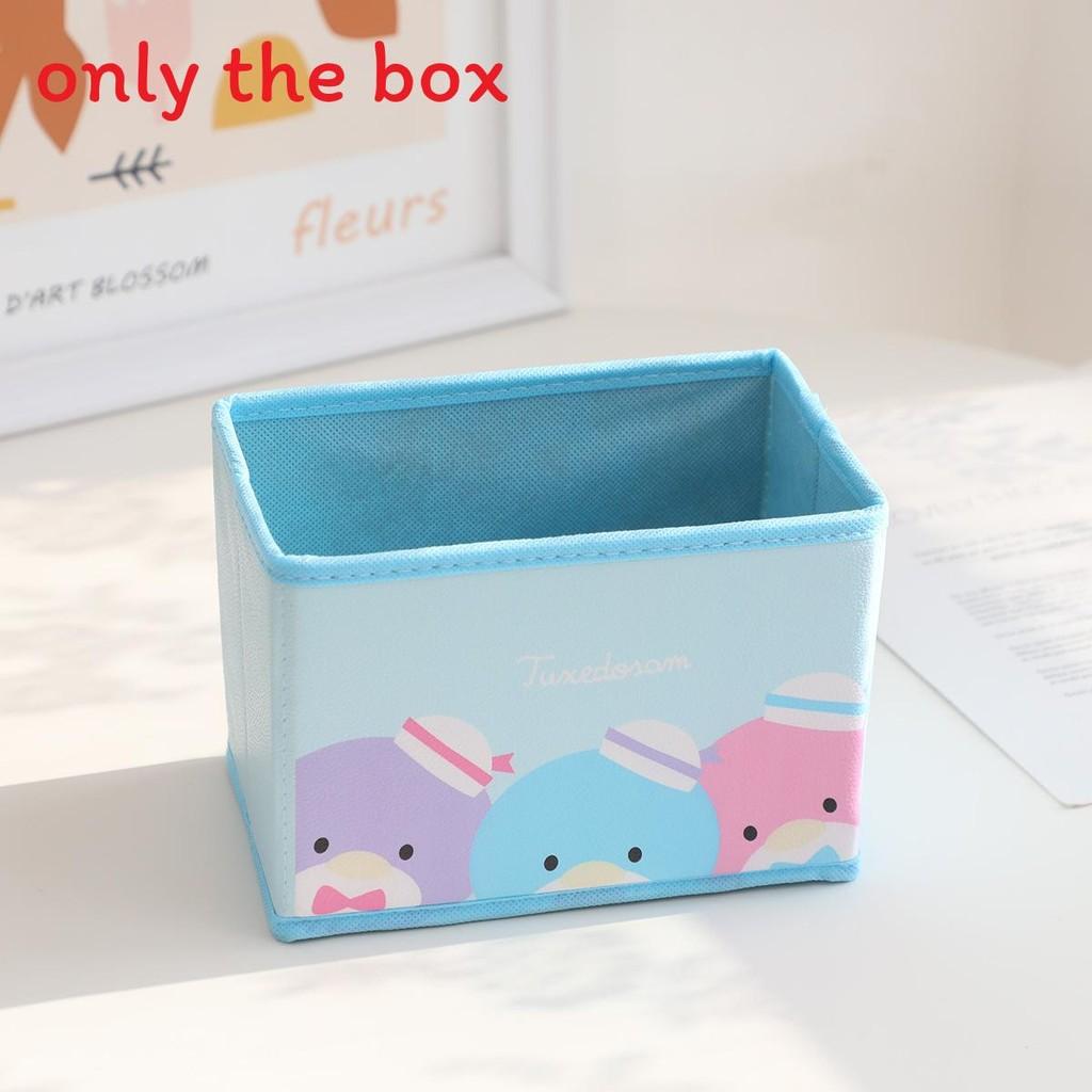 Hello Kitty Kuromi Cinnamoroll My Melody Узор Складной Настольный Органайзер для Хранения Косметики и Офисных Принадлежностей