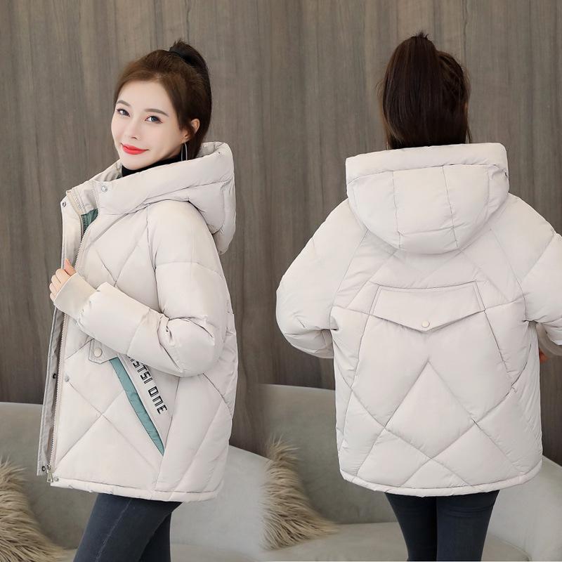 Winter Women's Short Padded Jacket Ladies Fashion Bread Coat Slim Padded Jacket