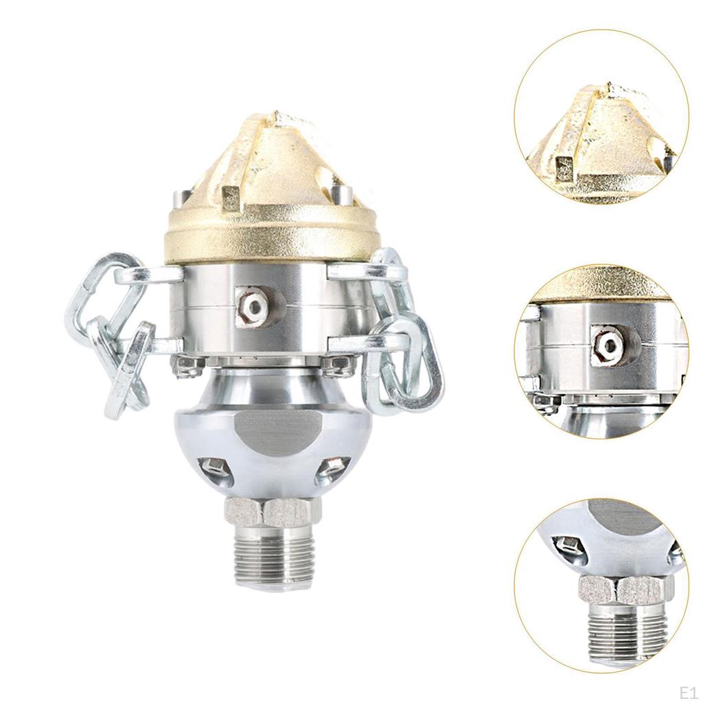 High Pressure Cleaning Machine Rotary Nozzle 1/2 Quick Connector Sewer Dredging Tool Multifunction