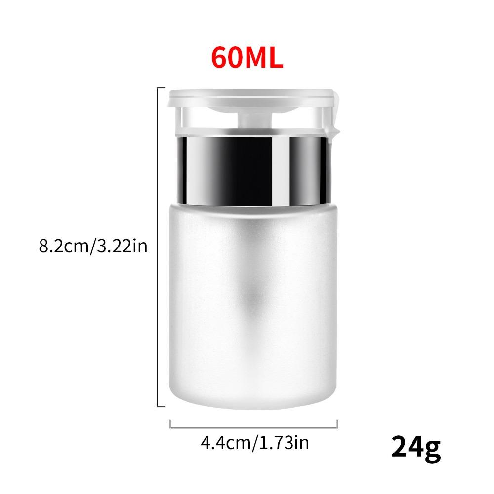 Пластиковый флакон для ногтей, непроливающийся, пустой, с помповым дозатором, многоразовый контейнер, инструменты для маникюра