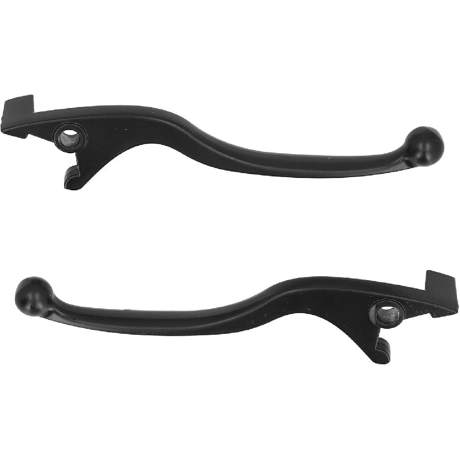 Brake Handle Lever, 2PCS Brake Handle Lever Aluminum Alloy Black Replacement for Motorcycle Moped ATV