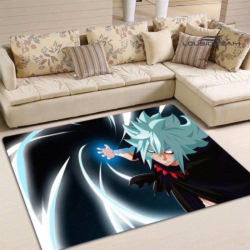Ковер в стиле аниме «Fairy Tail», детский игровой ковер для гостиной, спальни, ковер для балкона, ванной комнаты, противоскользящий дверной коврик, реквизит для фотографий