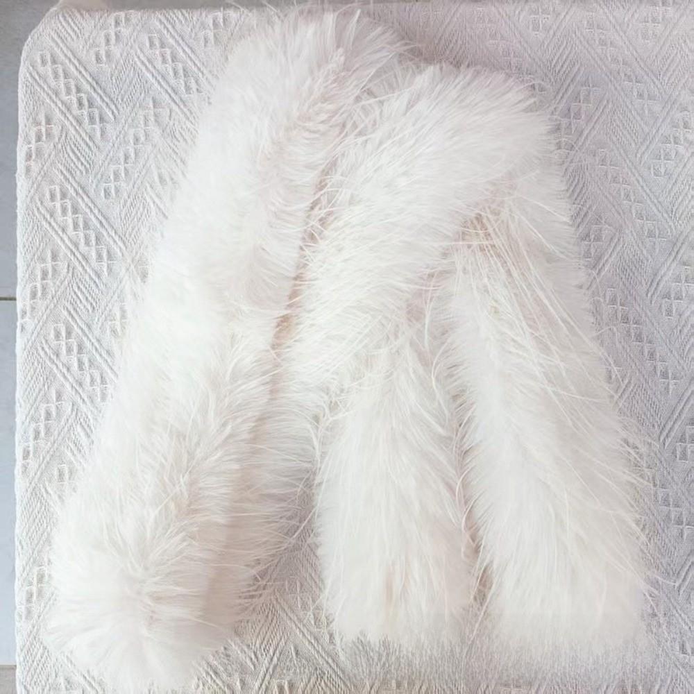 New Faux Fur Women Scarf Long Fluffy Shawl Wrap Solid Color Winter Warm Neck Cover