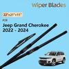Передние и задние щетки стеклоочистителя для Jeep Grand Cherokee WL 2026 2026 2026 Аксессуары Щетки для лобового стекла 22"+21"+11"