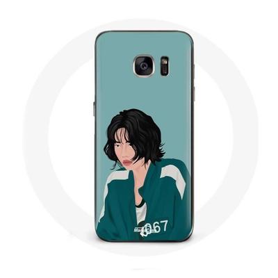 Coque Pour Samsung Galaxy S6 Squid Game Kang Sae Byeok No 067