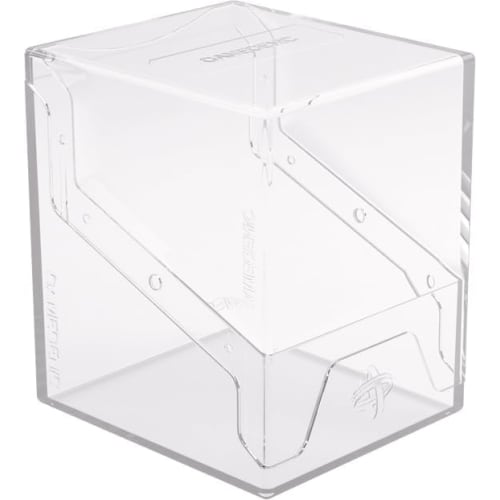 GameGenic Deck Box: Bastion XL Clear (100ct) ? Durable and Sturdy TCG, OCG Card Storage ? Compatible with Pokemon Yugioh Commander and MTG Magic: The