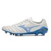 Wear-Resistant Soccer Shoes Men's White Blue Mizuno P1GA242025