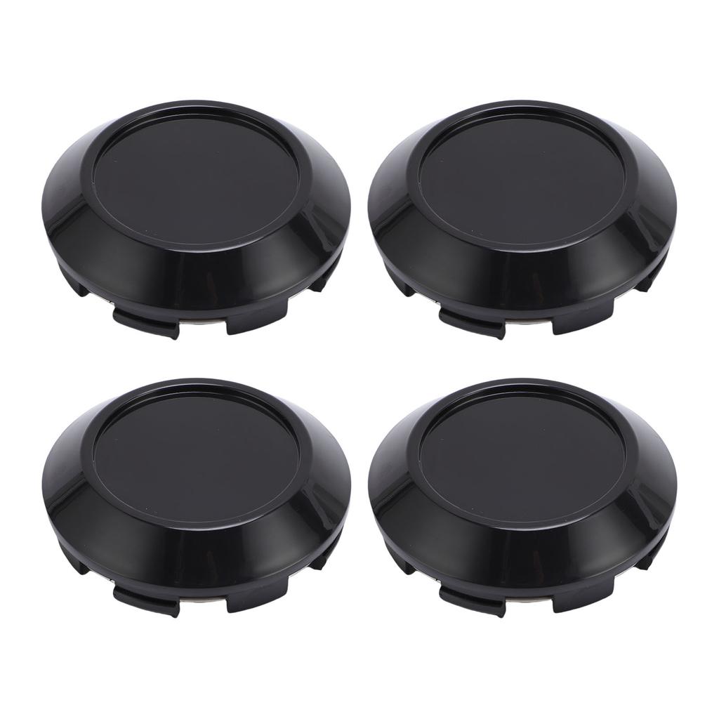 4 шт. Колпаки на центр колеса Отличная герметизация Изысканный АБС Защелкивающиеся Колпаки на центр ступицы колеса 76 мм Внешний диаметр Черный