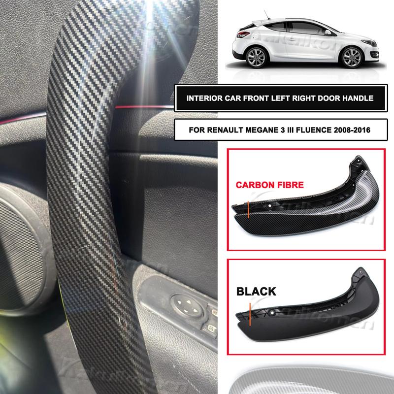 Для Renault Megane 3 III Fluence 2008-2016 Внутренняя Передняя Левая Правая Ручка Двери ide Внешняя Крышка 809600015R 197012651