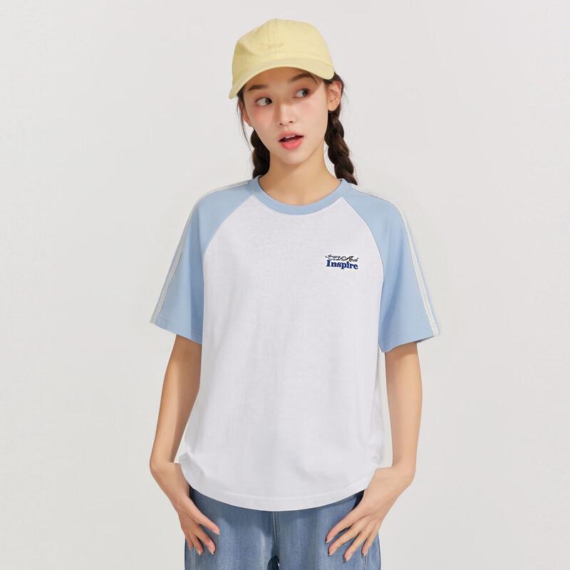 Deesha Girls' Casual Color-Block Raglan Short-Sleeve T-Shirt