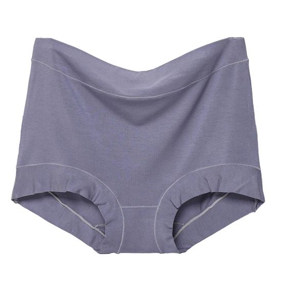 Нижнее белье из хлопка No Show с высокой талией для женщин, полностью закрывающие послеродовые трусы, бесшовные эластичные трусики больших размеров