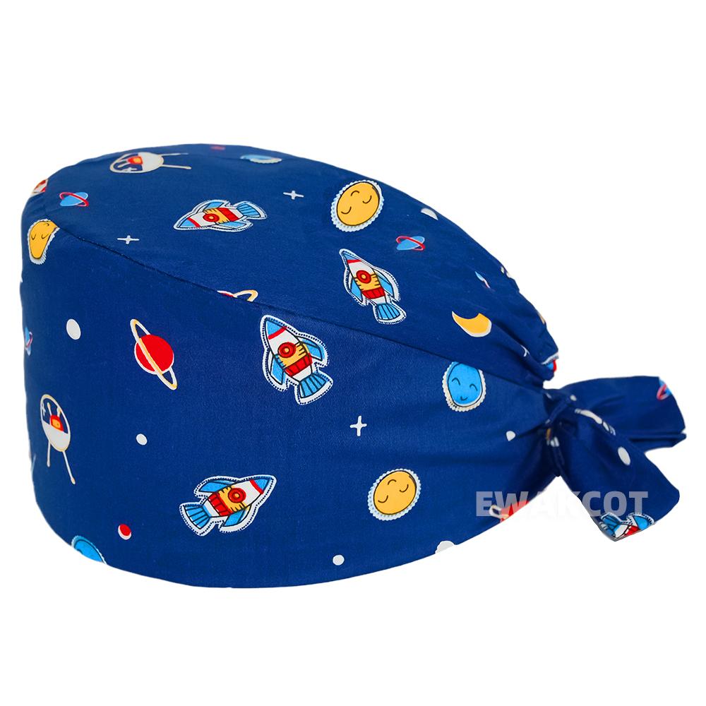 Новая мягкая кепка из хлопка, регулируемая шапка с героями мультфильмов, шапка для лабораторной работы, хирургическая шапка, аптека, аксессуары для ухода за стоматологом, шапочки-скрабы