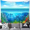 Подводный мир океан стиль гобелен настенный мультфильм тропические рыбы украшения гобелен домашний фон украшения
