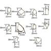 10 шт./лот сплава подвески шармы полые формы рамка Diy Crafts Handmade ободок Mold