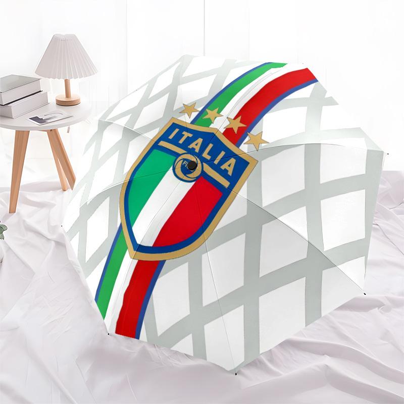 FIGC pattern, automatic folding umbrella, portable and foldable design, 8 ribs, a Christmas or birthday gift.