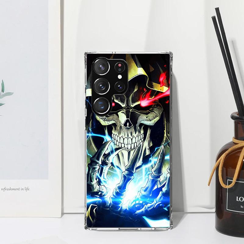 Чехол для телефона Аниме Повелитель для Samsung Galaxy S26 S25 Edge S24 FE S23 S22 Ultra S21 Plus S20 + Арт Fundas Задняя крышка Galaxy S25 S