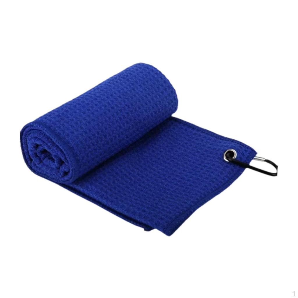 Сумка для полотенец для гольфа, маленькая, с карабином, мягкая, быстросохнущая, впитывающая воду