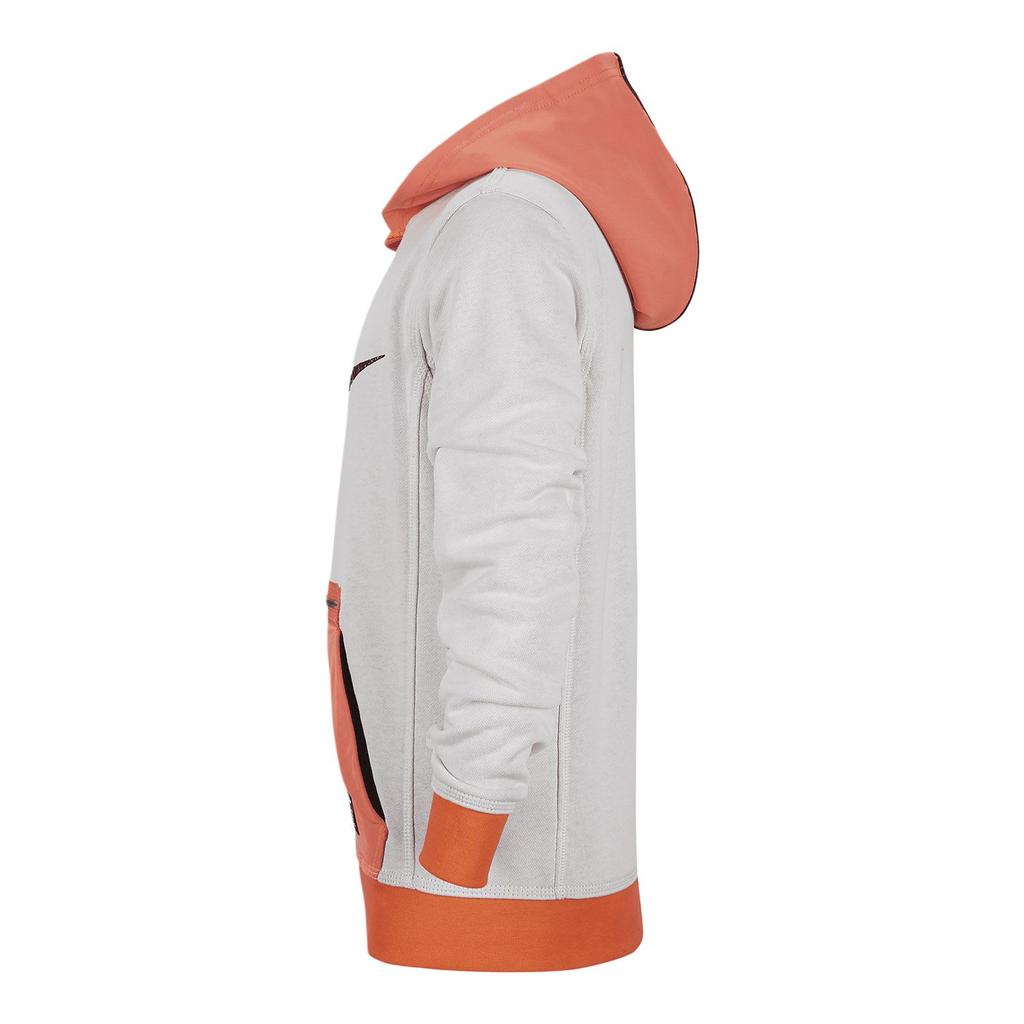 Nike Худи с принтом букв Детские топы Оранжевый Серый DD7236-902